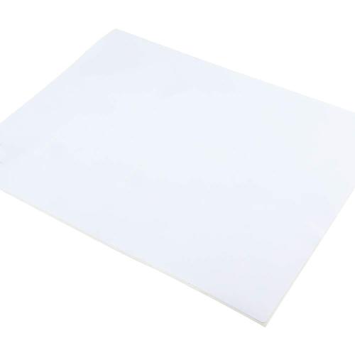 L LIKED 30 Printable White Sticker Paper Full Sheet Label, Matte, 8.5 x 11 for Laser & Inkjet Printing (30 Sheets)