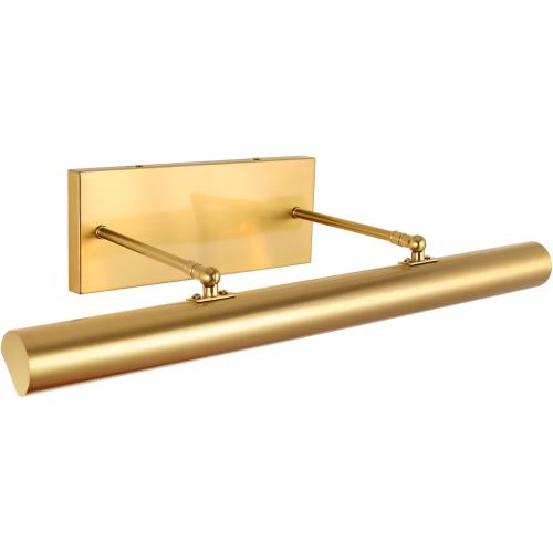 BELS Picture Lights for Wall Hardwired, 24 Inch Gold Wall Lights for Pictures,3-Light 2700k,Non-Dimmable, 270° Adjustable Swing Arm, Hardwired Wall Light for Artwork Poster Portrait Library Display