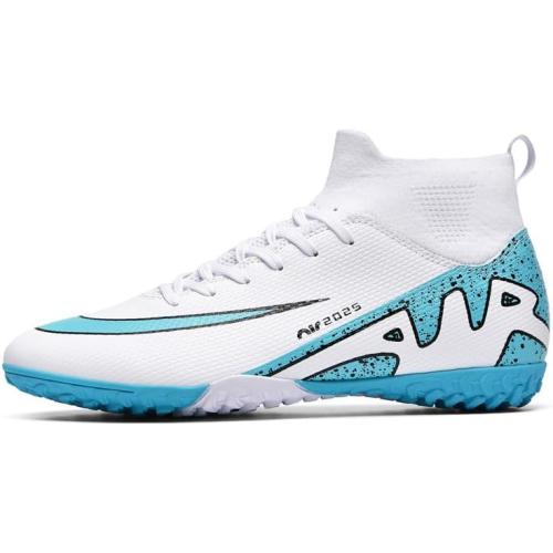 Men's and Women's Breathable high-top Long-Staple and Crushed Football Shoes 39