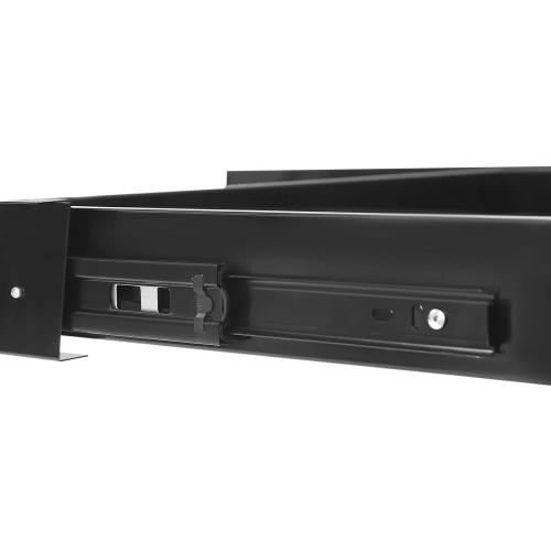 Sliding Pull-out Under Table Drawer for Office Desk, Drawer For Under Desk, Undermount Drawer for Sit Stand Workstation (Black, 22)