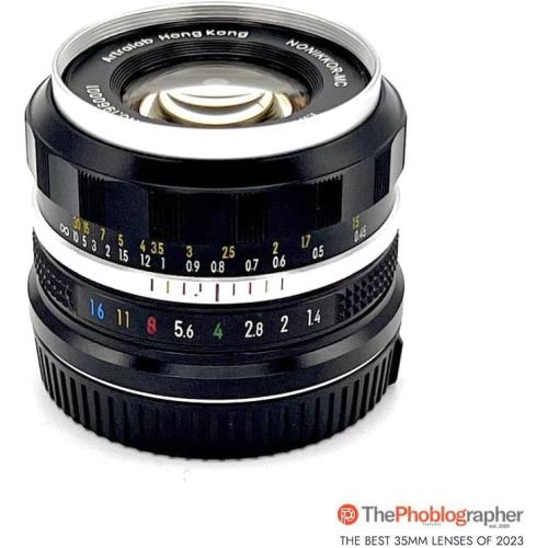 ARTRALAB NONIKKOR-MC 35mm F1.4 (Full Frame, 1960's Style) - Manual Lens for Nikon Ideal for Street Photography, Portraits and Landscape