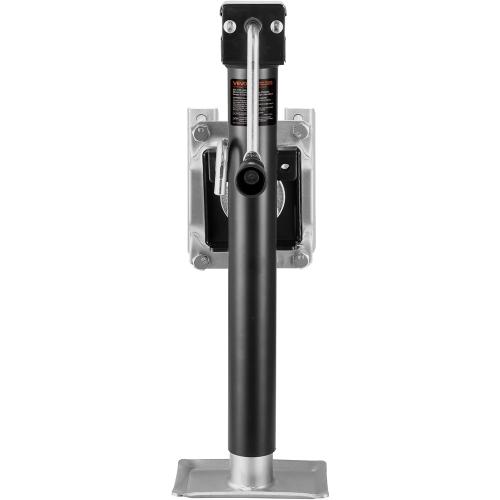 VEVOR Trailer Jack, 2500 lbs Dynamic Load Capacity, Heavy Duty Swivel Bolt-on Trailer Jack with Ergonomic Handle, 15-inch Vertical Travel, Suitable for RV, Horse, Utility, Camping and Yacht Trailers