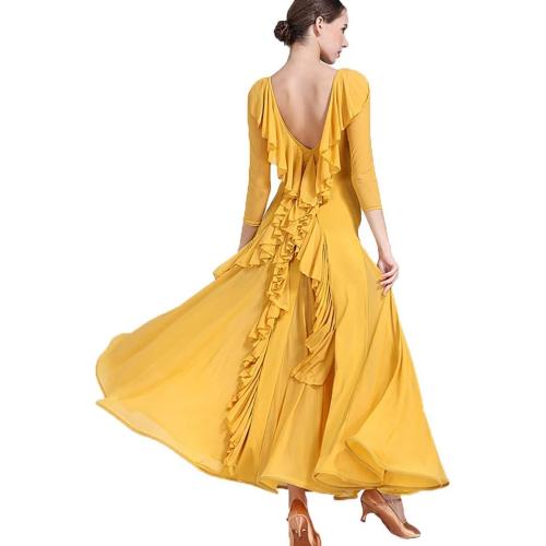 Yellow dress size large