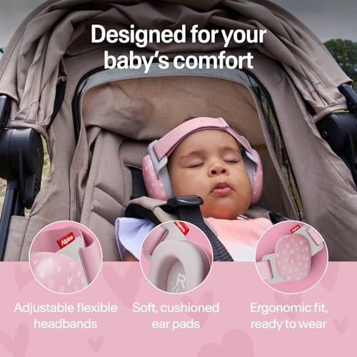 Alpine Muffy Baby Ear Muffs Noise Protection | Toddler Ear Protection | For babies up to 5 years | 24dB | Baby Hearing Protection | Noise Reduction | Adjustable Headband | Baby Essentials New Mom