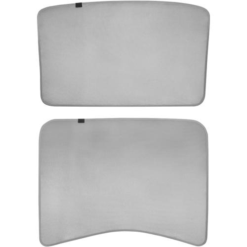 JOWUA Glass Roof Sunshade Compatible for Tesla Model 3 2023-2021 only, Double Side High-Density Mesh Fabric Easy Folding Storage (Eclipse)