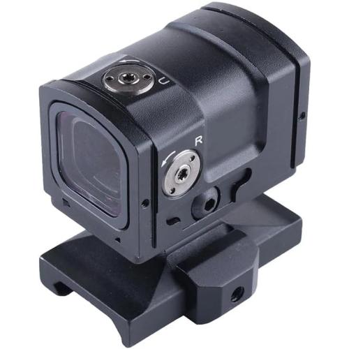 Tactical P-2 Advanced Compact Red Dot Reflex Sight, Reflex Hunting Optic Sight, 3.5MOA, Holographic Spotting Scope, with 1.54 Inch High Riser Mount, Fit 20mm Rail & Pistol Mount, Black