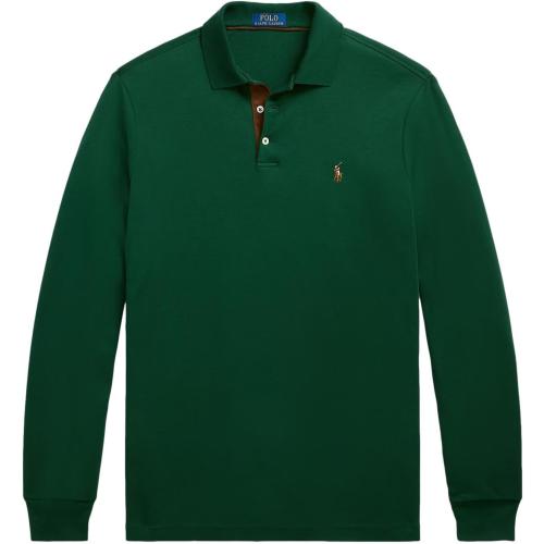 POLO RALPH LAUREN Youth SIZE LARGE LONG SLEEVE GREEN SHIRT