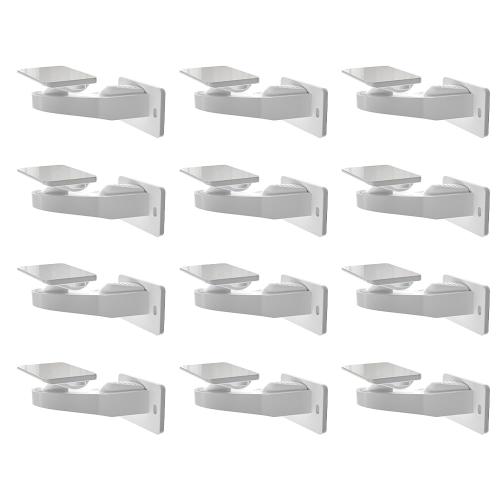 SAFELON 12 Pcs Baby Safety Cabinet Locks Childproof Drawer Locks with Screws, Kids Latch for Drawers and Cabinets, Works with Most Cabinets and Drawers.
