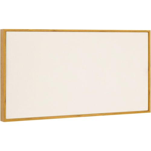 PIXY CANVAS Value Pack of 16x20 Stretched Canvas 3/4 (0.75) inch deep and Floater Frame for Your Paintings/Artwrok/Wall Art/Wall Decor (Natural Oak, 16 x 20 inch, Landscape)