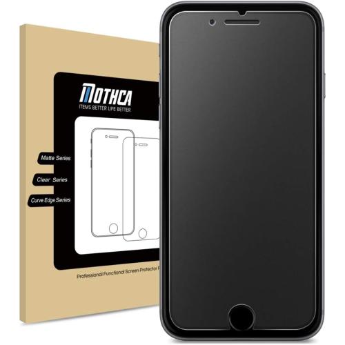 Mothca Matte Glass Screen Protector for iPhone SE 2020/2022 Anti-Glare & Anti-Fingerprint 9H HD Clear Tempered Glass Film for iPhone SE 2nd/3rd Generation Smooth as Silk