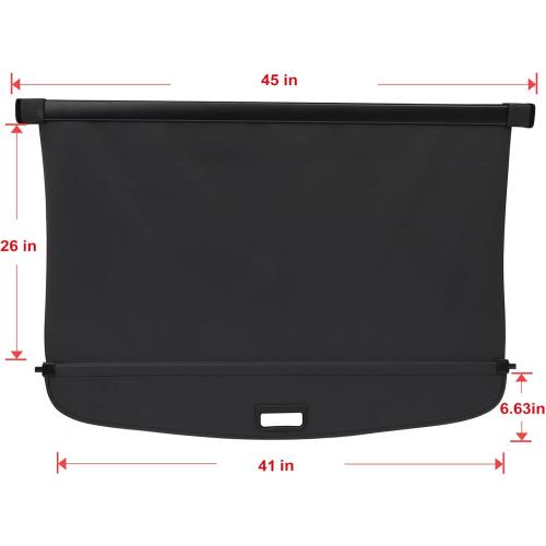 ECCPP Cargo Cover 2016-2023 Fit for Toyota Prius Flexible Rear Trunk Cover Shade Luggage Tonneau Security Cover
