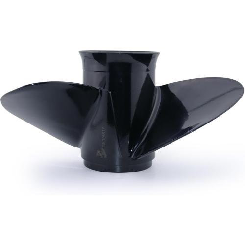 CAPTAIN Boat Propeller fit Johnson Evinrude 40-140 HP Engines, 13 Spline Tooth Outboard Prop, RH, Aluminum, OEM Propellers for 50 60 E-TEC 65 70 75 85 88 90 100 110 112 115 120 125 135 HP