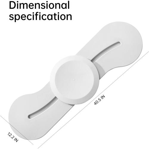 Mobility Transfer Board with Sliding Disk, FSA Eligible, Patient Transfer System for Wheelchair Users, No-Lift Design