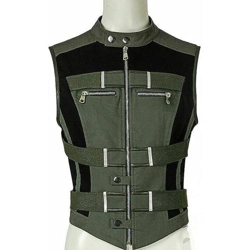 Size M...Womens Yelena Belova Vest - Green Vest Cosplay Costume Halloween Outfits for Women