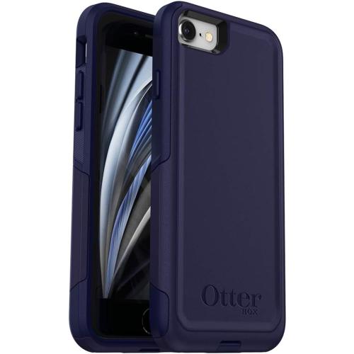 OtterBox iPhone SE 3rd & 2nd Gen, iPhone 8 & iPhone 7 (not Compatible with Plus Sized Models) Commuter Series Case - Indigo Way, Slim & Tough, Pocket-Friendly, with Port Protection