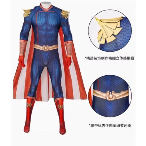 SIZE XL The Homelander Cosplay Costume for Women Girls Men Adult Anime Outfit Halloween Party Stage Performance Clothes