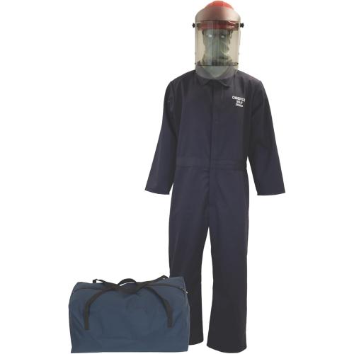 2XL Oberon Arc Flash Coverall Kit - 12CAL - Includes Hard Cap, Face Shield, Balaclava, Coveralls and Storage Bag - TCG2P Series