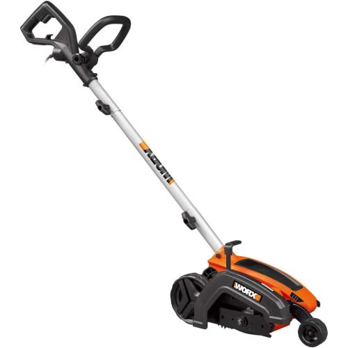 WORX WG896 12 Amp 7.5 Inch Corded Electric Lawn Edger & Trencher, Orange and Black