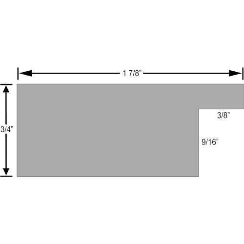 OVALCREST - Soho Picture Frame - Rectangle 11x14 - Simple 1 7/8 Wide MDF Frame - Flat, Minimalist Profile - 2 pack