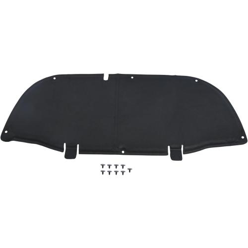 Front Hood Engine Sound Heat Insulation Cotton Pad w/ Nine Screws Fit for Toyota Corolla Cross 2020-2024 Noise Deadening Mat│Hood Liner Shield│Fireproof Rug│Soundproofing Cover Accessories