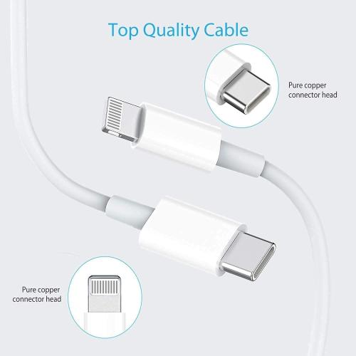 iPhone Fast Charger Cable,Fast Charger iPhone 20W PD USB C Wall Charger Type C Power Adapter Lightning Cable Fast Charging Plug Compatible with iPhone14/13 Pro/12/11/XS/Max/XR/X/8 Plus/SE 2022,iPad