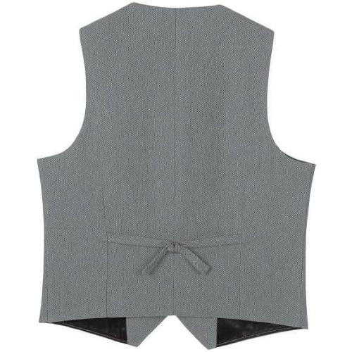 Size XL Solove-Suit Mens Vintage Tweed Suit Vest Notch Lapel Dress Waistcoat Western Cowboy Vest