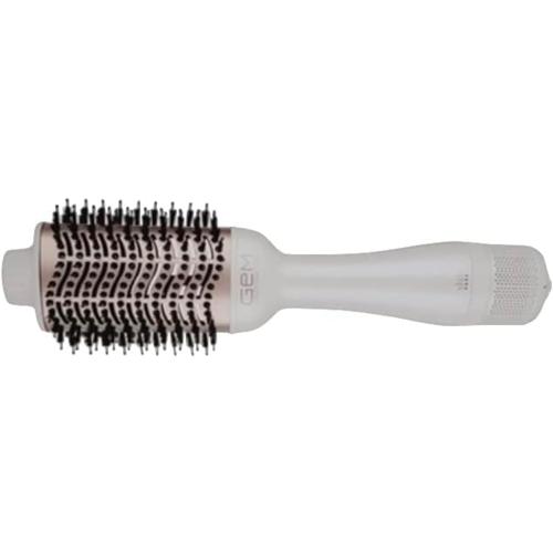 Generic GEM Hot Air Styling Brush for Dry Style Volume Pearl White/Rose Gold Hair Dryer