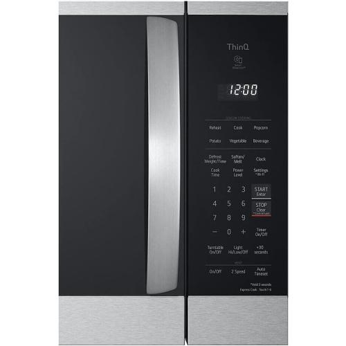 LG MVEM1825F Microwave, PrintProof Stainless Steel
