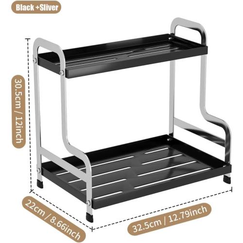KISKIS Coffee Mug Cup Holder Space Saving 2-Tier