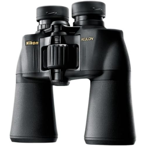 Nikon ACULON A211 10x50 Binocular | Multilayer coating, Porro prism Binocular with turn and slide eyecups, Tripod Adaptable | Official Nikon USA Model