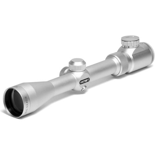 Osprey Global Standard Silver 3-9x40 Silver Sniper Reticle Rifle Scope