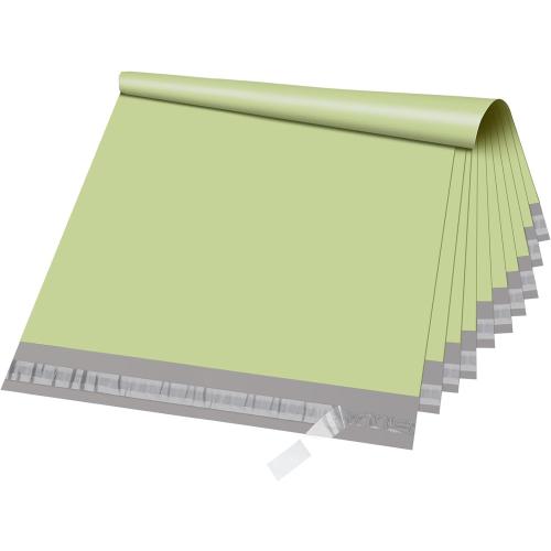 Metronic Poly Mailers 12x15.5 100 Pcs | Medium Size Shipping Bags for Clothing | Strong Adhensive Mailing Bags for Small Business, Shipping Envelopes, Tear-resistant Packing Bags in Green