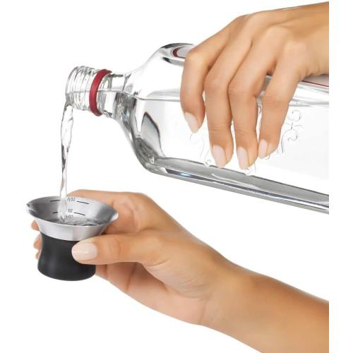 OXO Steel Cocktail Shaker with Strainer, Stainless Finish - 24 oz Capacity