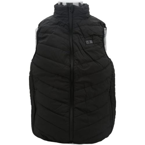 Heated Vest, 3 Temperature Levels, Black Electric Heating Vest for Walking Muscle Pain Relief