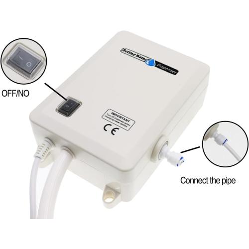 Bottled Drinking Water Pump System Single-Tube Power 25W, Bottled Water Dispensing 2L Flow Electric Water Pump for 5 Gallon Bottle Water for Coffee,Refrigerators,Ice Maker,Faucet