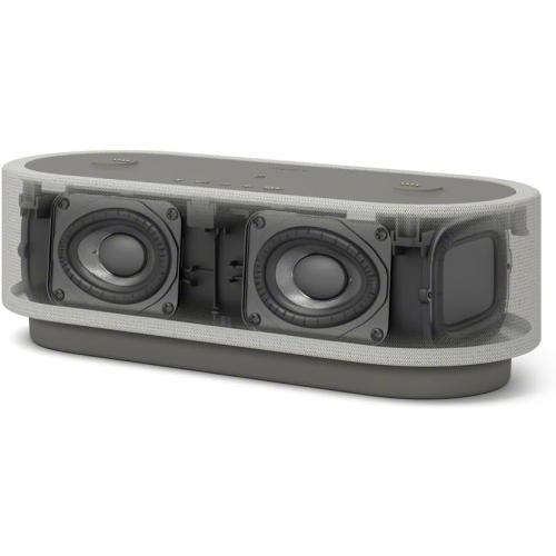 Grey Sony HT-AX7 Portable Theater System for Tablet, Phone, Laptop, Projector - Cinematic Surround Sound Speaker - 30H Battery - Easy Bluetooth Connection