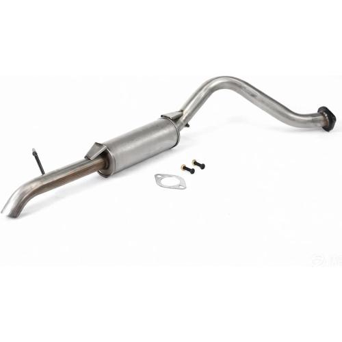 Ratzdala 54803 Stainless Steel Direct Fit Rear Exhaust Muffler Fit For Ford Escape 2.5L 2009-2012 (Hybrid, Limited, XLS, XLT) Mazda Tribute 2.5L 2009-2011 (I), New Replacement With Accessories