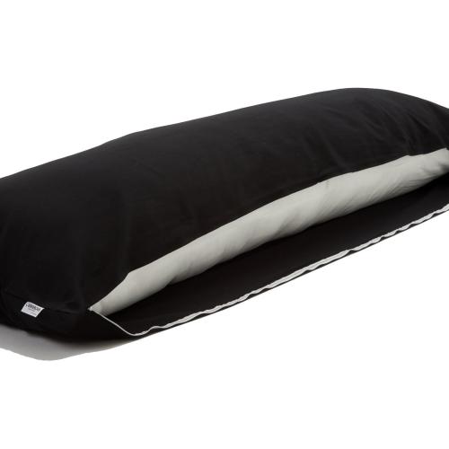 Comodo Body Pillow Cover with Zipper (Made in Japan / 63 x 20 inch (160 x 50cm) / Black) Dakimakura Pillow (Anime/Maternity) 100% Cotton CMC9000R - Washable