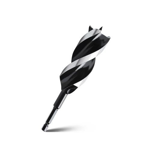 1-1/4 x 6 Auger Drill Bit for Wood,Hex Shank Tri Flute Drill Bit