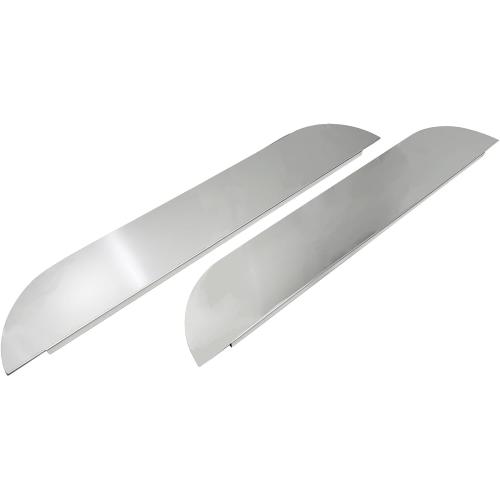 Pair 5 Chopped Window Trim Stainless Steel Compatible with 2005  Peterbilt Cab 379 386 389 Truck, Driver and Passenger Side