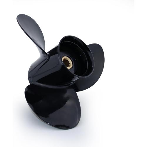 CAPTAIN Boat Propeller fit Johnson Evinrude 40-140 HP Engines, 13 Spline Tooth Outboard Prop, RH, Aluminum, OEM Propellers for 50 60 E-TEC 65 70 75 85 88 90 100 110 112 115 120 125 135 HP