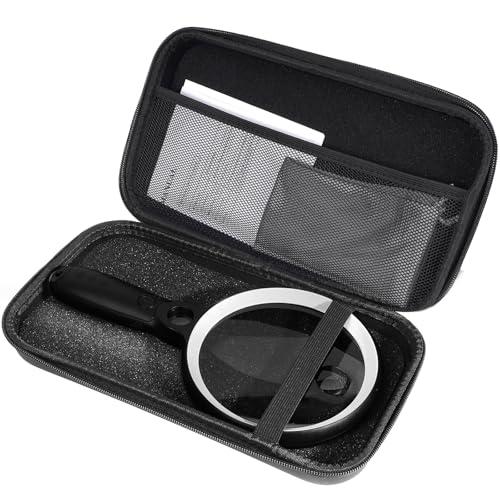 Large Magnifying Glass with 37 LED Light and Case, 10X 20X 45X Handheld