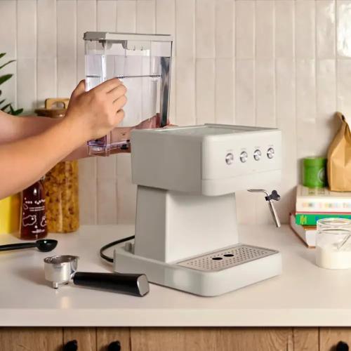 Bella-PRO Barista Elite Espresso Station - Programmable Coffee Maker with 20-Bar High Pressure, Espresso & Cappuccino Machine, Integrated Steam Wand, Single & Double Cup Brewing Options