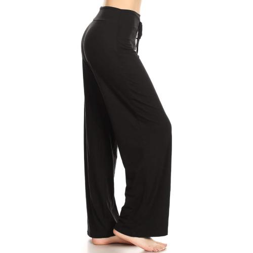Size S Leggings Depot Women's Drawstring Pajama Pants Wide Leg Casual Comfy Sleepwear for Lounge and Yoga