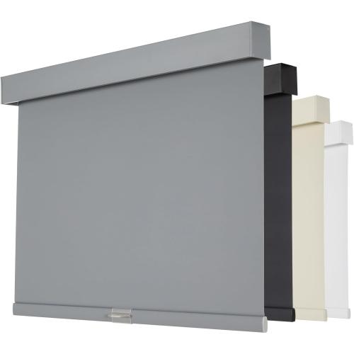 Persilux Blackout Roller Blinds for Windows, Cordless Free-Stop Roller Shades with Valance, Thermal Insulated Fabric Window Blinds, UV Protection Shades for Home and Bedroom (Grey,16 W x 64 H)