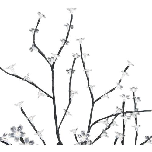 47.2 128 LEDs Cherry Blossom Christmas Tree Warm White Light, Decorate Home Garden, Spring, Summer, Wedding, Birthday, Christmas Holiday, Party, for Indoor and Outdoor Use