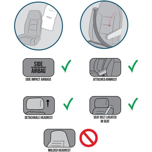 OGLAND 2 Pack Fluffy Sheepskin Car Seat Cover-Fuzzy Fur Auto Cushion for Universal Automotive Protector (Linen Color, 2 Pcs Front Seat Cover)