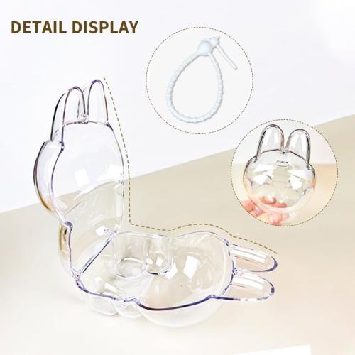 Protective Case for LABUBU, Display Case for LABUBU, Have a Seat, Portable Anti-Scratch and Dustproof Polycarbonate Material