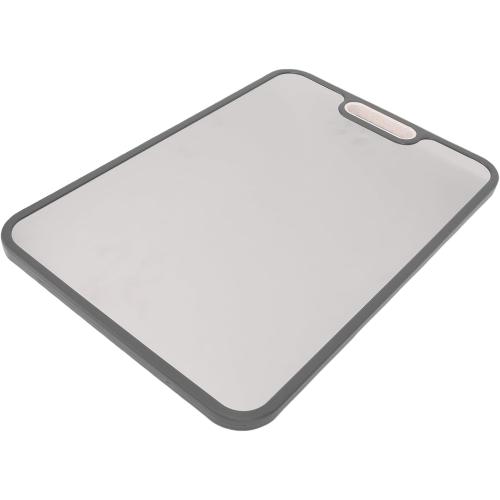 15 x 10in Stainless Steel/Wheat Straw PP Cutting Board for Kitchen, Double Sided for Meat & Vegetables, Kitchen presents
