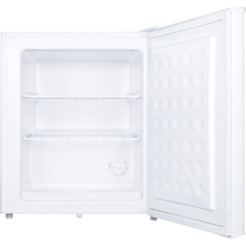 FS30L7 19 Medical Commercially Approved Compact Freezer with 1.8 cu. ft. Capacity Factory Installed Lock Adjustable Thermostat and Manual Defrost in White